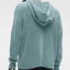Hoodie aus strukturiertem Strick – Desert Sage