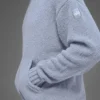 Hoodie aus strukturiertem Strick – Winter Frost