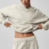 Hoodie mit Nadelstreifen – Nadelstreifen in Beige