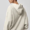 Hoodie mit Nadelstreifen – Nadelstreifen in Beige
