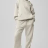 Hoodie mit Nadelstreifen – Nadelstreifen in Beige
