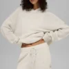 Hoodie „New Class“ aus Wolle und Kaschmir – Bone Heather