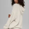 Hoodie „New Class“ aus Wolle und Kaschmir – Bone Heather