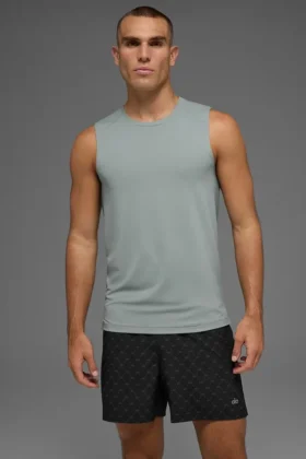 Idol Muscle Top – Lunar Grey