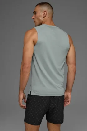 Idol Muscle Top – Lunar Grey