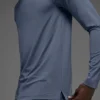 Idol Rundhals-Langarmshirt – Bluestone