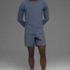 Idol Rundhals-Langarmshirt – Bluestone