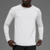 Idol Rundhals-Langarmshirt – Weiß