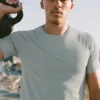 Idol Rundhals-Shirt mit Kurzarmshirts – Lunar Grey