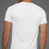 Idol Rundhals-Shirt mit Kurzarmshirts – Weiß