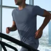 Idol Rundhals-T-Shirt mit Kurzarmshirts – Bluestone