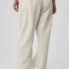 Jogginghose mit geradem Bein und Nadelstreifen – Bone Pinstripe