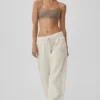 Jogginghose mit geradem Bein und Nadelstreifen – Bone Pinstripe