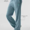 Jogginghose „New Class“ aus Wolle und Kaschmir – Celestial Blue Granite Heather