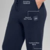 Jogginghose „New Class“ aus Wolle und Kaschmir – Navy