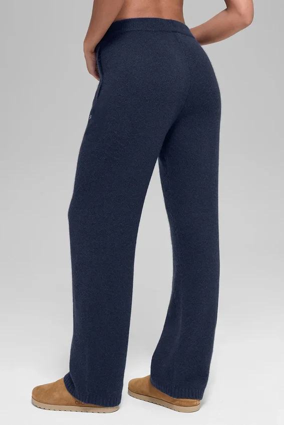Jogginghose „New Class“ aus Wolle und Kaschmir – Navy