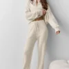 Jogginghose „New Class“ aus Wolle und Kaschmir – Oatmeal Heather