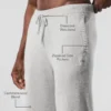 Jogginghose „New Class“ aus Wolle und Kaschmir – Pearl Grey Heather