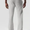 Jogginghose „New Class“ aus Wolle und Kaschmir – Pearl Grey Heather