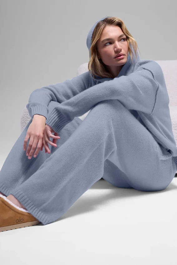 Jogginghose „New Class“ aus Wolle und Kaschmir – Winter Frost