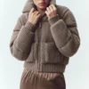 Kaschmir-Northstar-Pullover-Daunenjacke – Alpine Cocoa Heather