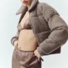Kaschmir-Northstar-Pullover-Daunenjacke – Alpine Cocoa Heather