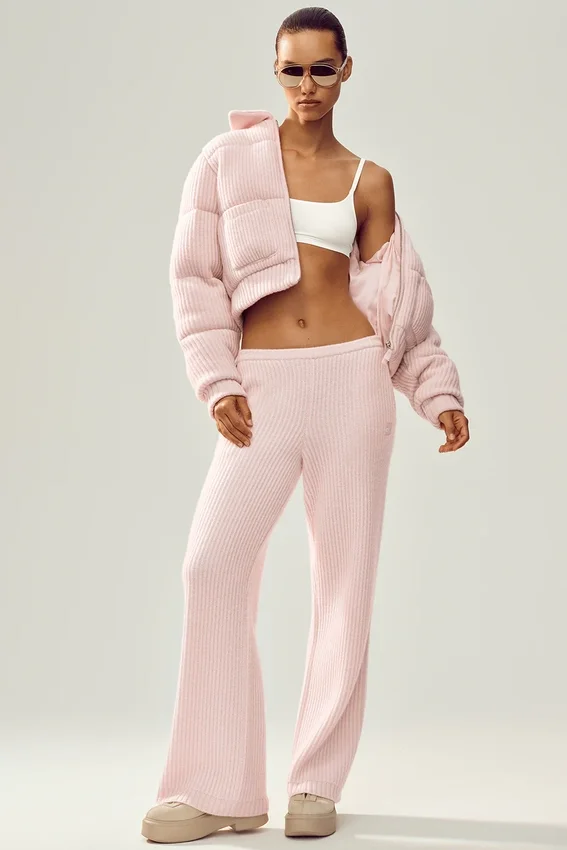 Kaschmir-Northstar-Pullover-Puffer – Frosted Pink