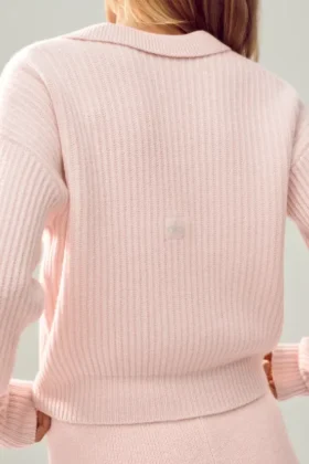 Kaschmir-Polo „Northstar“ – Frosted Pink