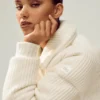 Kaschmir-Pullover „Northstar“ – Elfenbein