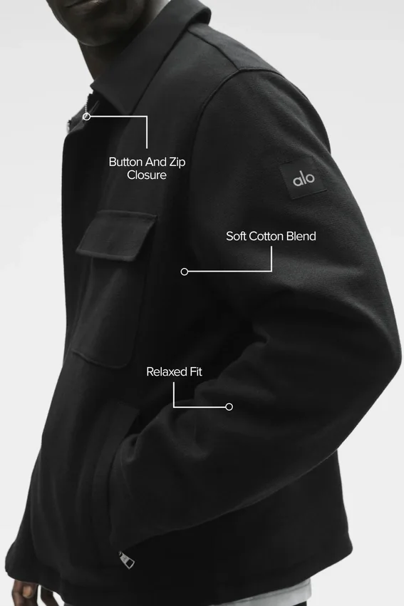 Kickback-Jacke – Schwarz