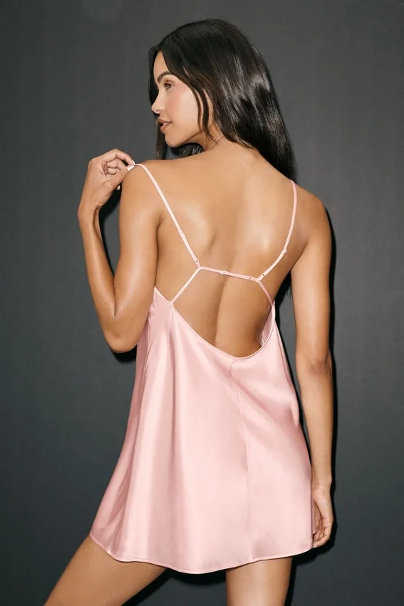 Kleid „Radiance“ aus Seidenmischung – Sonnengetränktes Rosa