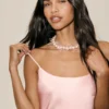 Kleid „Radiance“ aus Seidenmischung – Sonnengetränktes Rosa