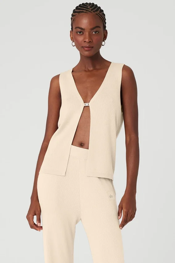 Knit Salana Top – Macadamia