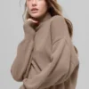 Kürzer „New Class“-Rollkragen-Pullover aus Wolle und Kaschmir – Chai Latte