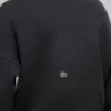 Kürzer „New Class“-Rollkragen-Pullover aus Wolle und Kaschmir – Schwarz