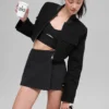 Kürzliche „Main Character“-Jacke – Schwarz