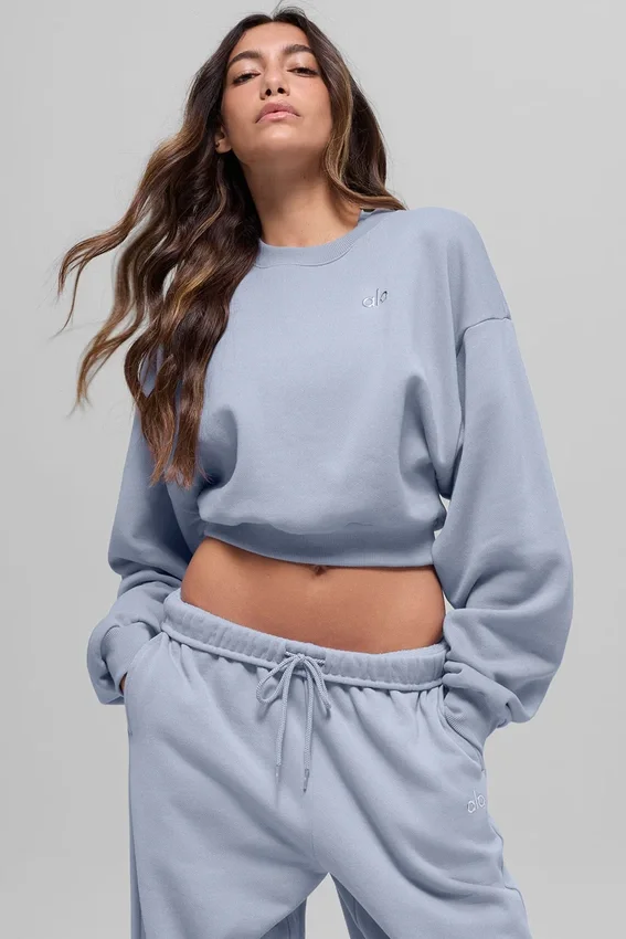 Kürzliches „Accolade“-Shirt mit Rundhalsausschnitt – Winter Frost
