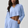 Kürzliches „Unmatched“-Langarmshirt – Helles Provence-Blau