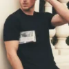 Kurzarmshirt „Ever Soft“ aus Baumwolle und Kaschmir – Schwarz