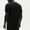 Kurzarmshirt „Ever Soft“ aus Baumwolle und Kaschmir – Schwarz