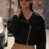 Kurze „Cosmopolitan“-Jacke – Schwarz