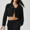 Kurze „Cosmopolitan“-Jacke – Schwarz