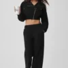 Kurze „Cosmopolitan“-Jacke – Schwarz