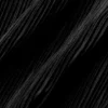 Kurze Micro-Plissee-Jacke – Schwarz