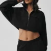 Kurze Playmaker-Jacke – Schwarz