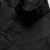 Kurzer „Aerial“-Pullover mit 1/4-Reißverschluss – Schwarz