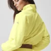 Kurzer Alumni-Pullover mit ¼-Reißverschluss – Sunshine