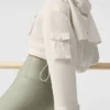 Kurzer „Engage“-Cargo-Parka – Elfenbein
