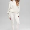 Kurzer Rollkragenpullover „New Class“ aus Wolle und Kaschmir – Elfenbein