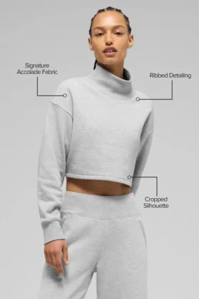 Kurzer „Serenity“-Überzieher – Athletic Heather Grey